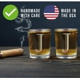 thumbnail image 3 of 2pk Etched Monogram 2.5oz Shot Glasses (Letter J) A-Z Personalized shot glass, Custom shot glasses,Set of two Shot Glasses, Initial Birthday Gift shot glass Cute, 3 of 6