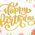thumbnail image 3 of Bolsa de Regalo Prichos Happy Birthday Flores Blanco, 3 of 3