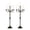 Black, variant on Sziqiqi 35" Tall Gold Floor Candelabra Set of 2: 5-Arm Metal Candle Holder for Taper Candles Candlestick Wedding Event Centerpiece Decor