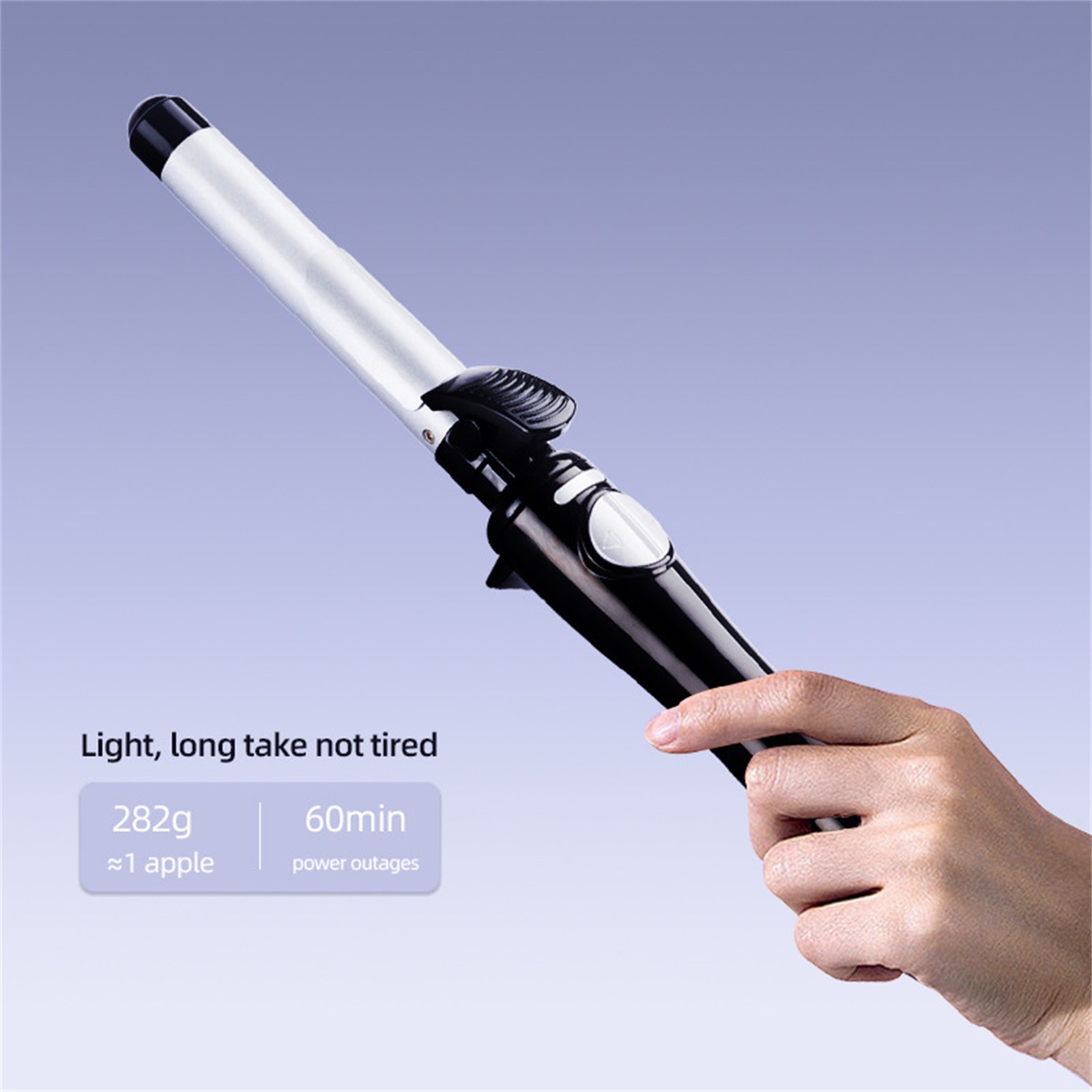 Straight & Curler Rotating Automatic Curling Long Barrel Curling Device with 13 Adjustable Temperatures and Fast 30 Seconds Heating for Effortless Styling