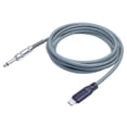 thumbnail image 2 of 6.35mm Male to USB Type-C Male Guitar Audio Cable 1/4Inch to USB-C Recording Cord Guitar to USB C R, 2 of 5