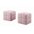 thumbnail image 1 of Monarch Specialties Leather-Look Ottoman Set, 1 of 2