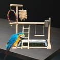 thumbnail image 4 of Parrot Playstand Bird Playground Bird Playpen Wood Perch Chewing Budgie, 4 of 7
