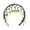 Black, variant on Daznico Exquisite Belly Dance Headband with Glittering Sequins and Stage Performance Hair Headpiece For,Mardi Gras Clothing,One Size