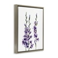 thumbnail image 3 of Stupell Industries Gladiolus Sprigs Trio Floral Painting Brown Floater Framed Canvas Art Print Wall Art, 17 x 21, 3 of 9