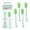 Mint Light Blue, variant on Brushmo One Replacement Toothbrush Heads with Tongue Cleaner Compatible Only with Philips ONE by Sonicare, Soft DuPont Bristles, 4-Pack, Miami Coral