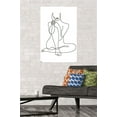 thumbnail image 2 of Woman - Continuous Line Drawing Wall Poster, 22.375" x 34", 2 of 3