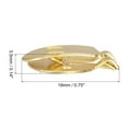 thumbnail image 3 of Uxcell 31mm x 19.5mm Iron Blank Shoe Clips for DIY Crafts Gold Tone 10 Pack, 3 of 6