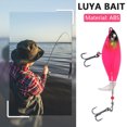 thumbnail image 4 of Comida De Pesca Pesca 6,5 cm 6g cebo de pesca duro artificial Topwater Spin Pencil señuelos (rosa rosa), 4 of 8