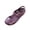 Purple, variant on Women's Orthopedic Slingback Clog Sandals, EVA Arch Support Slip On Walking Shoes, Hollow Closed Toe Shower Beach Daily Casual Sandals Black