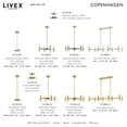 thumbnail image 5 of Livex Lighting - Copenhagen - 3 Light Flush Mount in Mid Century Modern Style -, 5 of 10