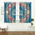 thumbnail image 2 of MKHERT Merry Christmas Window Curtain Kitchen Curtains Window Treatments 26x39 inch,Set of 2, 2 of 3