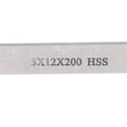 thumbnail image 2 of Unique Bargains Metalworking Cutting HSS Engraving Lathe Tool Bit Gray 3mmx12mmx200mm 2pcs, 2 of 3