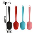 thumbnail image 2 of Espátulas de silicona, espátula de goma para cuchara, diseño de una pieza resistente al calor, cucharas antiadherentes sin costuras, 2 of 5