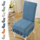 thumbnail image 1 of Fundas De Silla De Terciopelo Funda elástica beige con diseño de pata de gato para silla de comedor, gruesa, para asiento y respaldo, para todas las estaciones (1 unidad) JASKFLY, 1 of 9