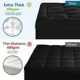 thumbnail image 2 of Twin XL Mattress Topper - Soft Cooling Mattress Pad for College Dorm Room Essentials - Extra Thick Long Protector Cover for Back Pain, Single Bed Topper Pillow Top with 8''-21'' Deep Pocket, 2 of 15