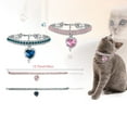 thumbnail image 1 of 2 pcs Dog Pearls Necklace  Jewelry for Small Dogs Puppy  Bling Rhinestones Cat Wedding Collar, 1 of 14
