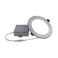 thumbnail image 2 of DLE6 Series 6 in. Round Nickel Flat Panel LED Downlight in 4000K, 2 of 12