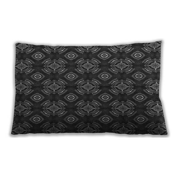 Ahgly Company Outdoor Rectangular Contemporary Lumbar Throw Pillow, 13 inch by 19 inch