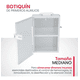 thumbnail image 4 of Botiquín primeros auxilios mediano metálico con cerradura pintura electrostática 30x21x7 cm blanco para pared KARLEN Gamo Big Cat 1000 1, 4 of 5