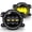 No Halo | Amber, variant on TRUE MODS 60W Amber 4 Inch Round LED Fog Lights Replacement for 2007-2018 Jeep Wrangler JK JKU 2018-2026 Wrangler JL JLU Gladiator JT Rubicon Sahara Plastic Front Bumper Light Off-Road Driving Lamp