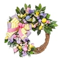 thumbnail image 1 of Corona de Huevos de Pascua, 45 Cm, Corona para Puerta de Pascua, para Puerta de Entrada, Vacaciones, Patio, Porche, 1 of 6