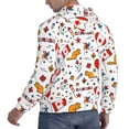 thumbnail image 6 of Lsque Canada Day Pattern Casual Men's Hoodie,Hooded Sweatshirt with Kangaroo Pocket,Pullover Hoodie-Small, 6 of 7
