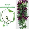 thumbnail image 3 of Nestingho Guirnalda De Hojas Artificiales Moradas Para En Puertas Y, 3 of 7