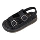 thumbnail image 1 of Sandalias infantiles Sandalias de verano sin deslizamiento SOBRE SOBLES Baby Beach Zapatos (Negro 27), 1 of 9