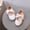 White, variant on FSYBOA Girls Dress Shoes Size 12(Little Kids), Non Slip Dance Hook and Loop Strap Soft Soled Kids Flat Shoes White