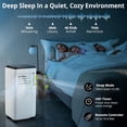 thumbnail image 3 of Garvee 10000 BTU Portable Air Conditioner – 3-in-1 Cooling, Fan & Dehumidifier – Remote Control, Quiet, 24H Timer, Window Kit – Cools Up to 450 sq ft – Perfect for Bedroom, Living Room, Dorm, 3 of 11