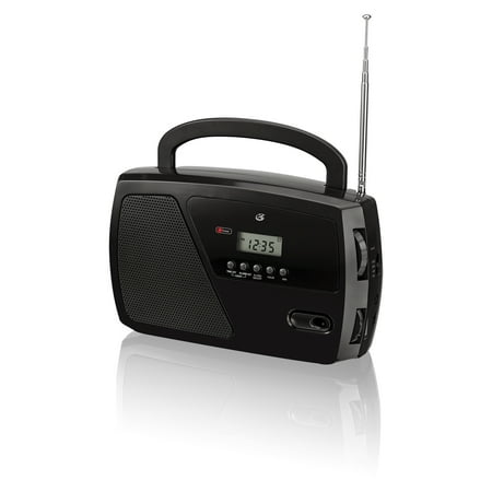 GPX - Portable AM/FM Shortwave Radio - Black