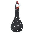 thumbnail image 3 of Estatua de pollo de cuello largo, micropaisaje, hecha a mano, de resina, para jardín, decoración artística, color negro, 3 of 14