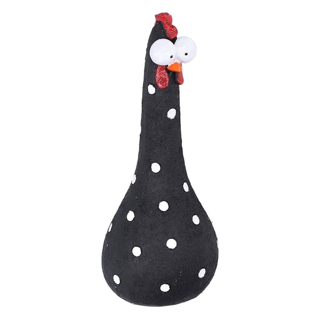 Estatuas de jardín de animales, estatua de pollo, cuello largo, estatuas de animales al aire libre, decoración de jardín de pollo con ojos grandes, diseño de última generación Jadeshay A