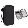 thumbnail image 2 of Bolsa de almacenamiento para cable de datos digitales, impermeable, USB, disco duro, auriculares, multifunción, color negro, 1 tarjetero., 2 of 2