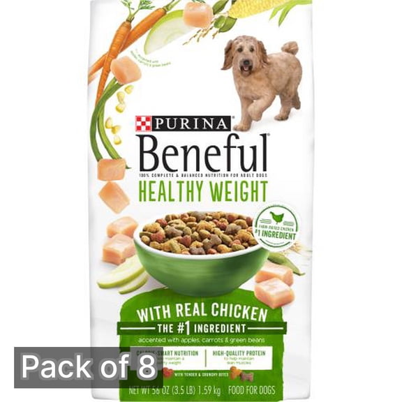 Beneful Healthy Weight 3.5lb (Pack of 8)