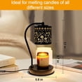 thumbnail image 4 of Candle Warmer Lamp Timer Hummingbird Electric Candle Lamp Warmer, Birthday Christmas Gifts, Mothers Day Gifts for Mom, Wax Melt for Scented Candles, Compatible with Small & Large Jar with 2 Bulb, 4 of 7