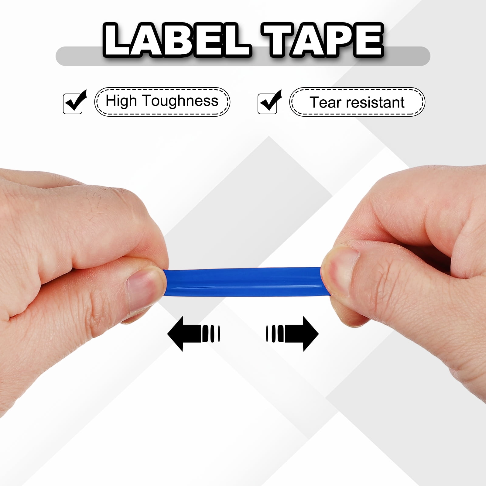 6 Rolls Tape, 0.4"x216ft Instruments Identification Tape Colored PET Adhesive for Steam Capacitors Circuit Boards Motors Electronic, Blue