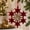 B, variant on Christmas Tree Hanging Ornaments, PVC Holiday Decorations with Pre-Attached Hanging Loop for Tree, Door Knobs, Mantel, Wall Hooks, Indoor Festive Display