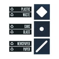 thumbnail image 3 of Safco Public Square Paper Slot Lid for Recycling Receptacle Base, 3 of 3
