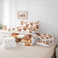 thumbnail image 6 of Erosebridal Kawaii Highland Cattle 7 Pieces Bedding Comforter Set,Brown Farm Animals Full Bedding Set For Adult,Reversible, 6 of 7
