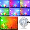thumbnail image 2 of Proyector LED resistente al agua para acuario, luz sumergible, diseño de lente convexa con, 2 of 8