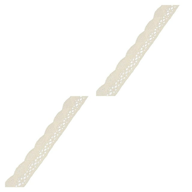 maskred 1 Roll Lace Craft Ribbon Supple Exquisite Cotton Charming Sewing Accessory Comfortable Clothes Supplies Lace Trim Type9 2Set