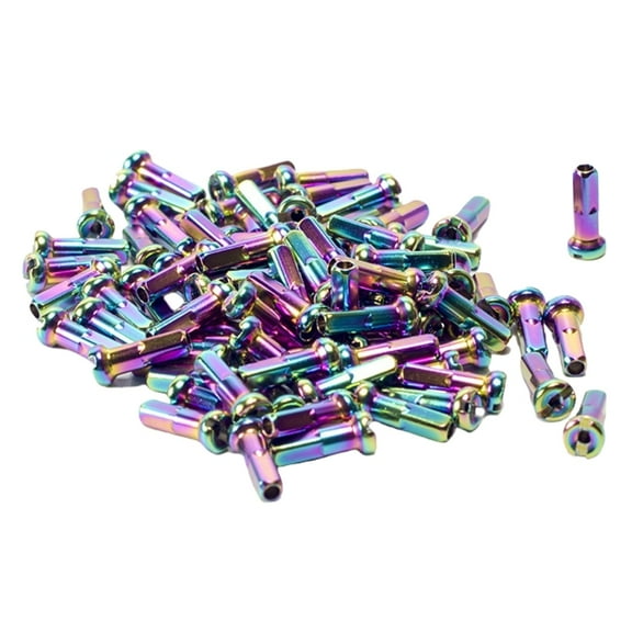 36Pcs Mountain Bike Spoke Cap Wheel Spoke Nipples Decoration Road Bike Spoke Nipples End Tips Bicycles Accessories