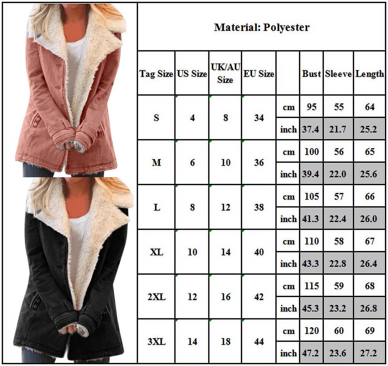 Autumn Jackets for Females Button Outfit Womens Solid Lapel Thin Cardigan Long Sleeve Tops - image 2 of 6