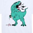thumbnail image 3 of Instant Message - T-Rex Ice Cream - Toddler & Youth Short Sleeve Graphic T-Shirt, 3 of 6