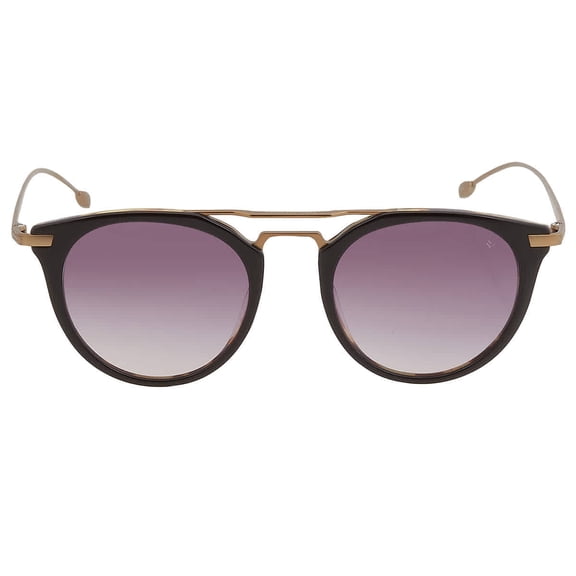 John Varvatos Brown Gradient Round Men's Sunglasses V522 BLT 48