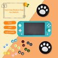thumbnail image 2 of Tmvgtek 4 Empuñaduras De Silicona Para Pulgar Con Diseño De Pata De Gato Para Mando De Nintendo Switch (Blanco), 2 of 8