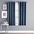 thumbnail image 1 of Hometrends Faux Silk Grommet Room Darkening Window Curtains Panel, 1 of 7