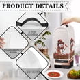 thumbnail image 4 of HELLHERO Proof Stain Food Processor Cover with There is only one dust cover Stylish 15.94"H x 9.45"L x 7.28"W, Snowman, 4 of 6
